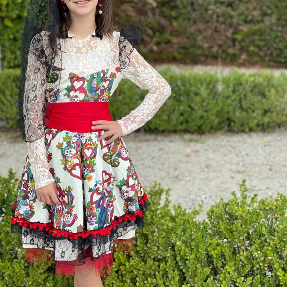 Halloween costume La Novia Day of The Dead - Picture 9 of 9